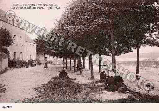 Ville de LOCQUIREC, carte postale ancienne