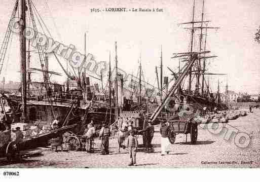 Ville de LORIENT, carte postale ancienne