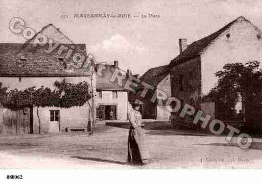Ville de MARSANNAYLEBOIS, carte postale ancienne