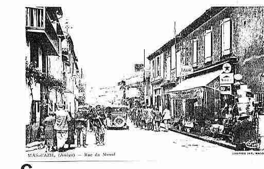 Ville de MASD'AZIL(LE), carte postale ancienne