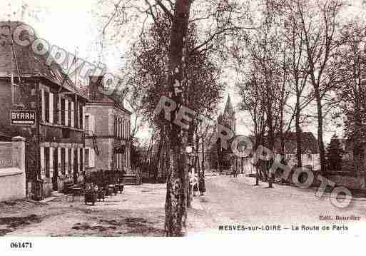 Ville de MESVESSURLOIRE, carte postale ancienne