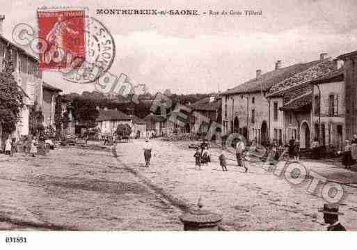 Ville de MONTHUREUXSURSAONE, carte postale ancienne