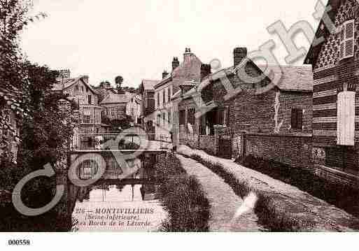 Ville de MONTIVILLIERS, carte postale ancienne