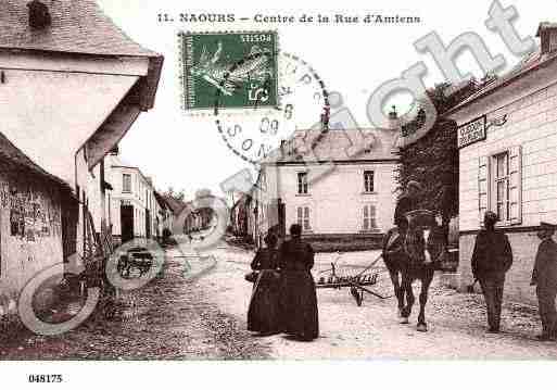 Ville de NAOURS, carte postale ancienne