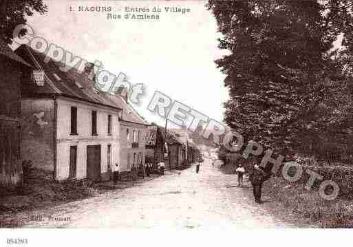 Ville de NAOURS, carte postale ancienne