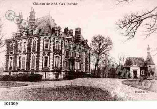 Ville de NAUVAY, carte postale ancienne