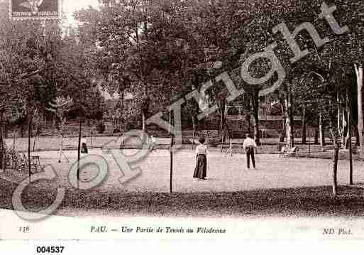 Ville de PAU, carte postale ancienne