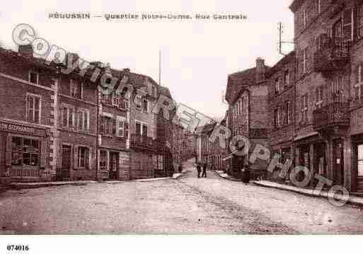 Ville de PELUSSIN, carte postale ancienne