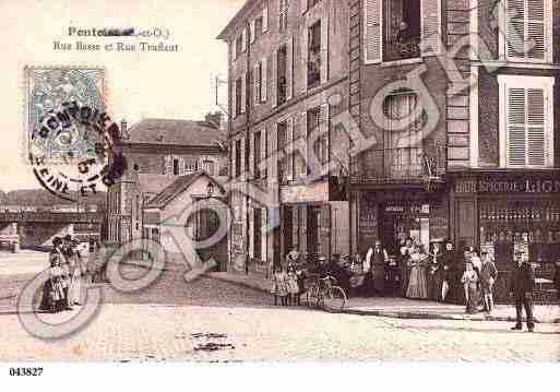 Ville de PONTOISE, carte postale ancienne