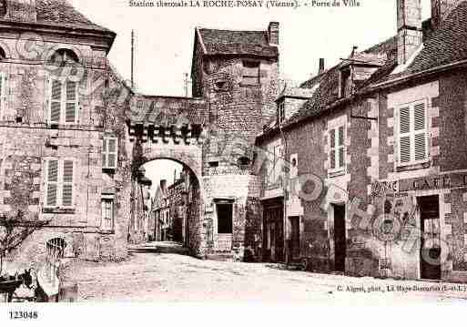 Ville de ROCHEPOSAY(LA), carte postale ancienne