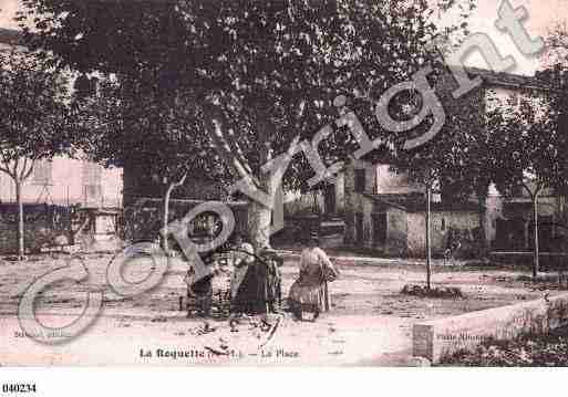 Ville de ROQUETTESURSIAGNE(LA), carte postale ancienne