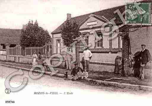 Ville de ROSOYLEVIEIL, carte postale ancienne  Ville de ROSOYLEVIEIL, carte postale ancienne