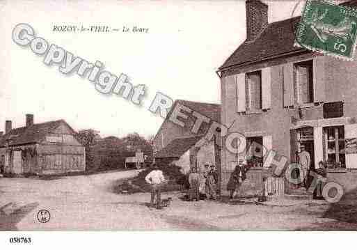 Ville de ROSOYLEVIEIL, carte postale ancienne