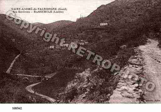 Ville de SAINTANDREDEVALBORGNE, carte postale ancienne