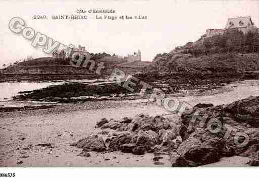 Ville de SAINTBRIACSURMER, carte postale ancienne