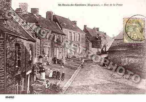 Ville de SAINTDENISDEGASTINES, carte postale ancienne