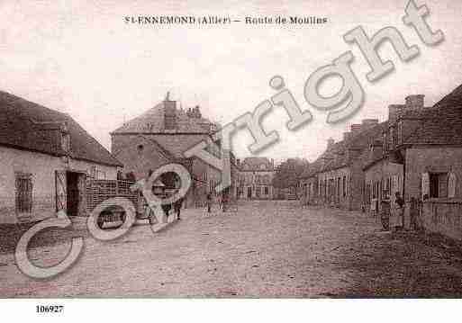 Ville de SAINTENNEMOND, carte postale ancienne