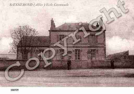 Ville de SAINTENNEMOND, carte postale ancienne