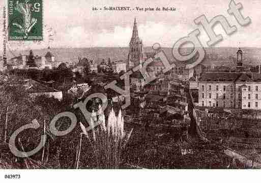 Ville de SAINTMAIXENTL'ECOLE, carte postale ancienne