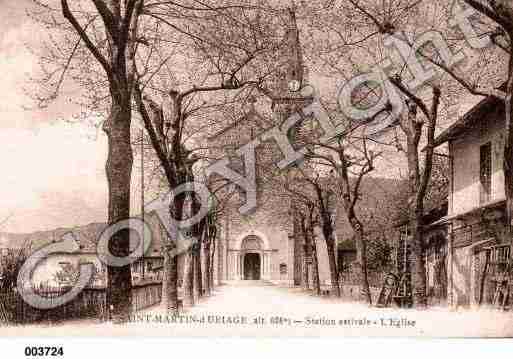 Ville de SAINTMARTIND'URIAGE, carte postale ancienne