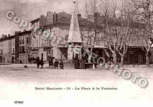 Ville de SAINTMAXIMIN, carte postale ancienne