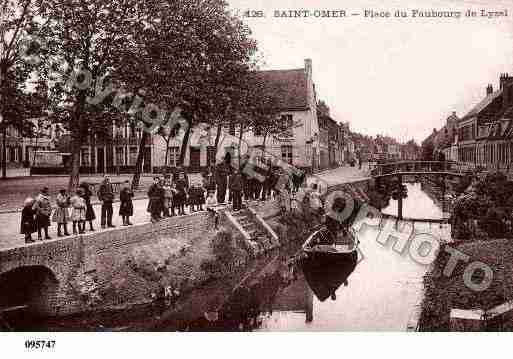 Ville de SAINTOMER, carte postale ancienne