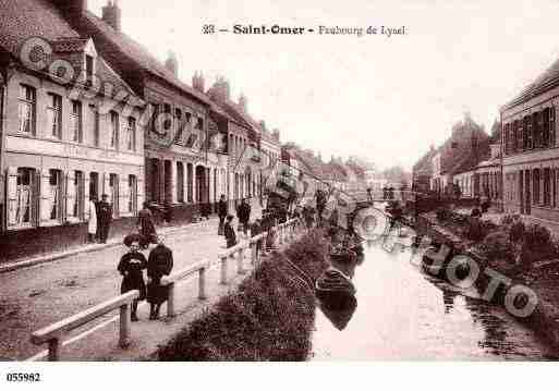 Ville de SAINTOMER, carte postale ancienne