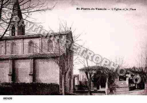 Ville de SAINTPIERREDEVASSOLS, carte postale ancienne