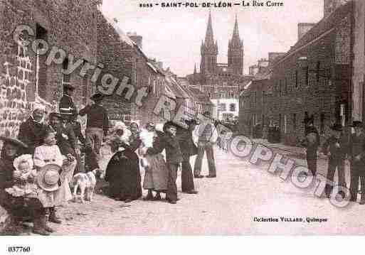 Ville de SAINTPOLDELEON, carte postale ancienne