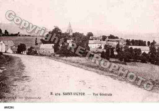 Ville de SAINTVICTORMONTVIANEIX, carte postale ancienne