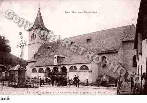 Ville de SAINTEMARIE, carte postale ancienne