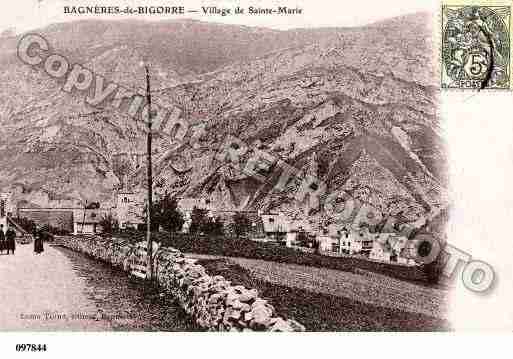 Ville de SAINTEMARIE, carte postale ancienne