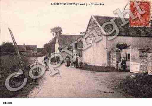 Ville de SAULNIERES, carte postale ancienne