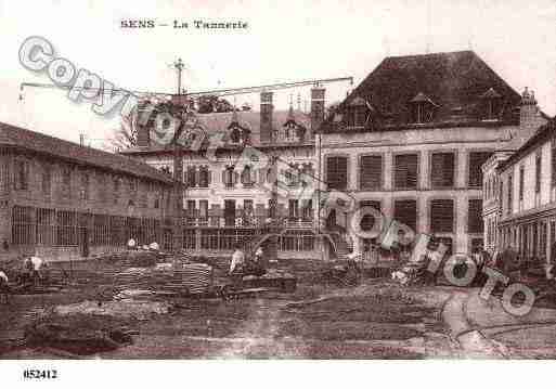 Ville de SENS, carte postale ancienne