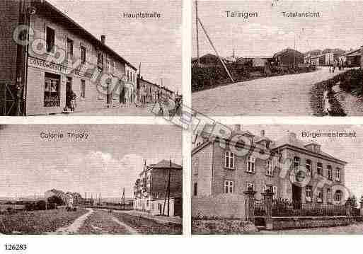 Ville de TALANGE, carte postale ancienne