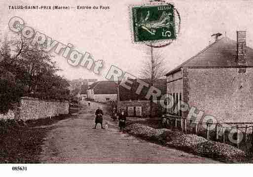 Ville de TALUSSAINTPRIX, carte postale ancienne