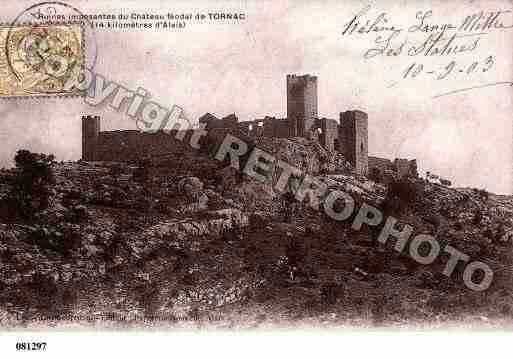 Ville de TORNAC, carte postale ancienne