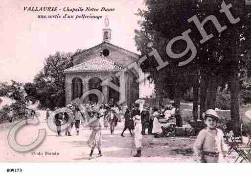 Ville de VALLAURIS, carte postale ancienne