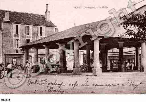 Ville de VERGT, carte postale ancienne