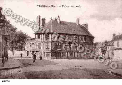 Ville de VERNEUILSURAVRE, carte postale ancienne