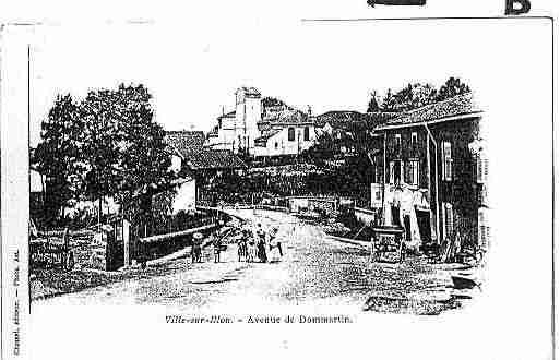 Ville de VILLESILLON, carte postale ancienne