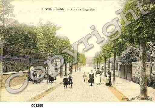 Ville de VILLEMOMBLE, carte postale ancienne