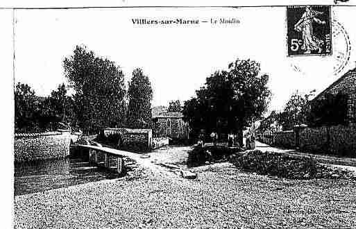 Ville de VILLIERSSMARNE, carte postale ancienne