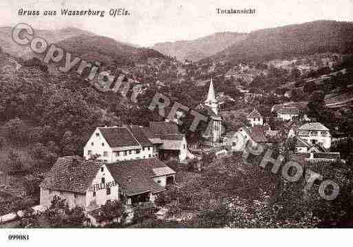 Ville de WASSERBOURG, carte postale ancienne