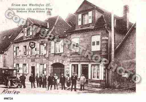 Ville de WESTHOFFEN, carte postale ancienne