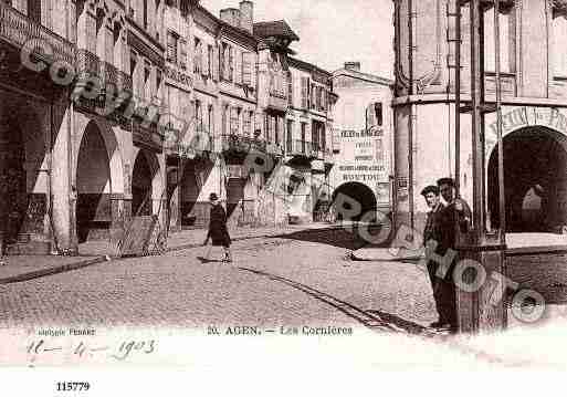 Ville de AGEN, carte postale ancienne