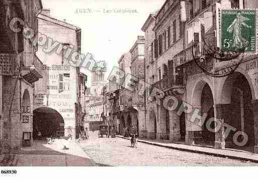 Ville de AGEN, carte postale ancienne