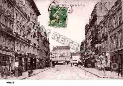 Ville de ANGERS, carte postale ancienne