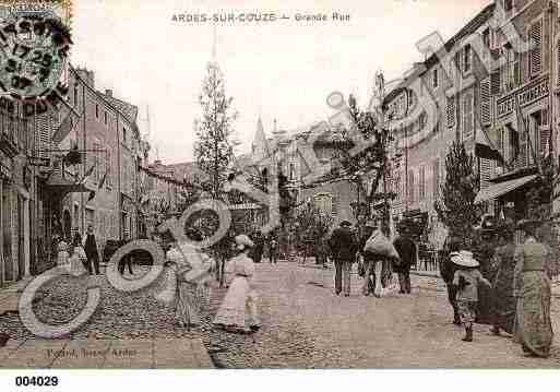 Ville de ARDES, carte postale ancienne