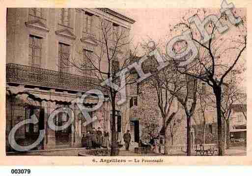 Ville de ARGELIERS, carte postale ancienne